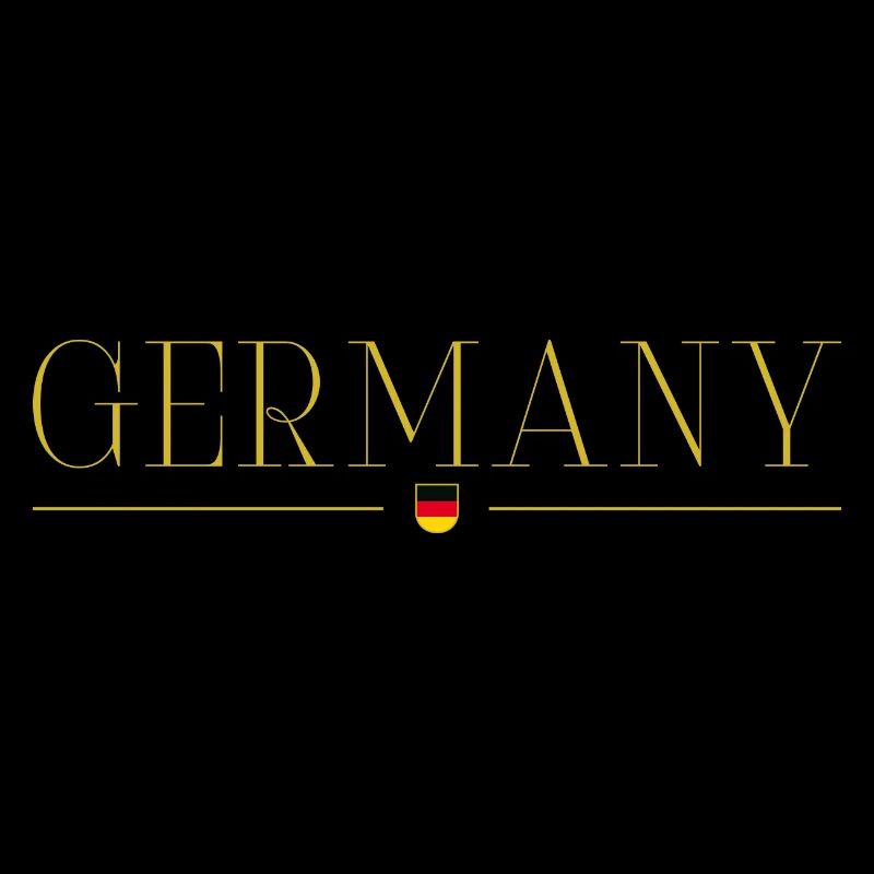 I Love Germany, Elegance Style Design T-Shirt