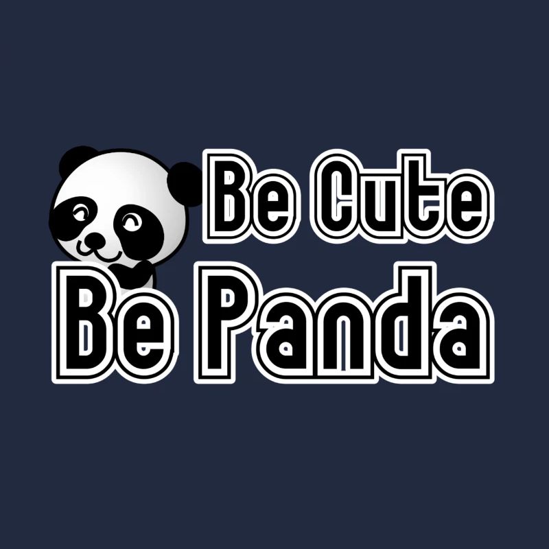 Be Panda, Pandabär, Tier, Fun, Geschenk, Spruch