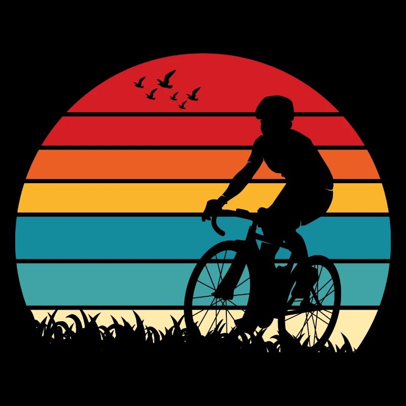 Sunset Ride Silhouette