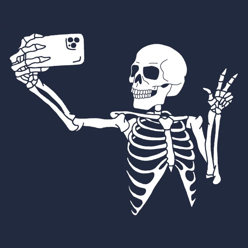Selfie mortel (blanc)