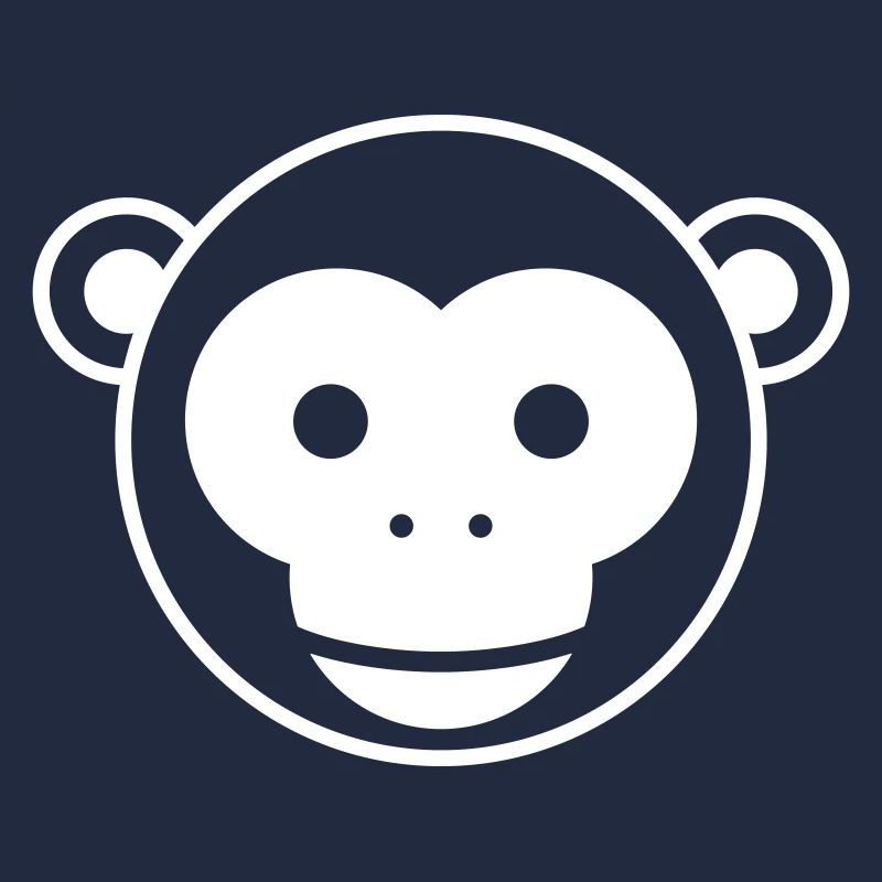 Monkey Head – Cute Monkey Face Cartoon