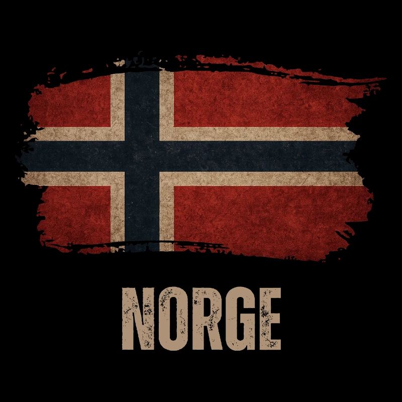 Vintage Norway, Norwegian Flag