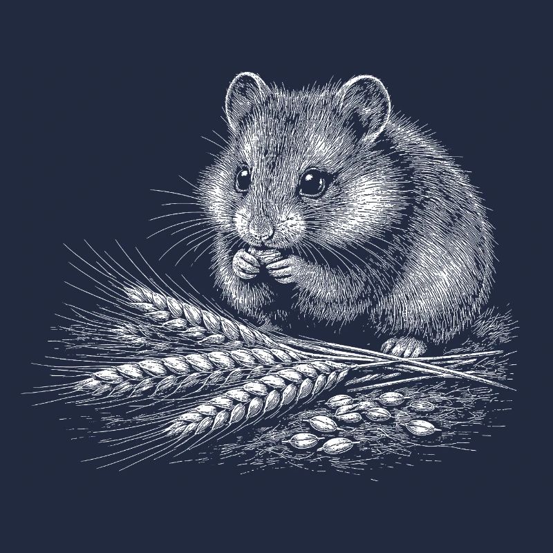 Des hamsters dans le feuillage