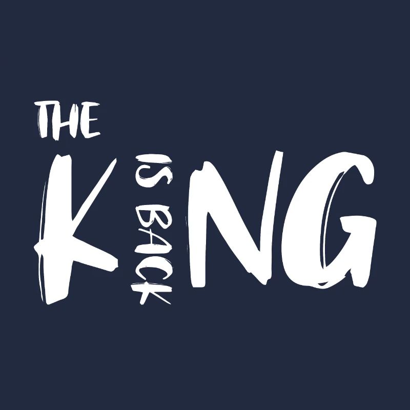 The King is back white