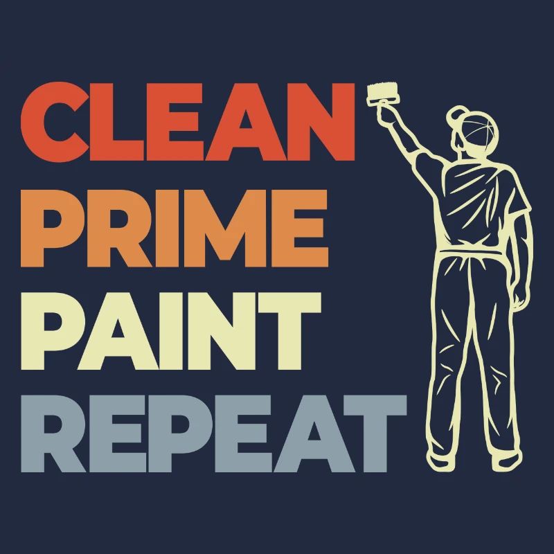 Clean Prime Paint Repeat