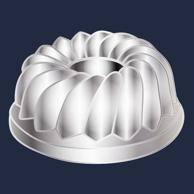 Gugelhupf-Backform – schlichtes Küchenmotiv