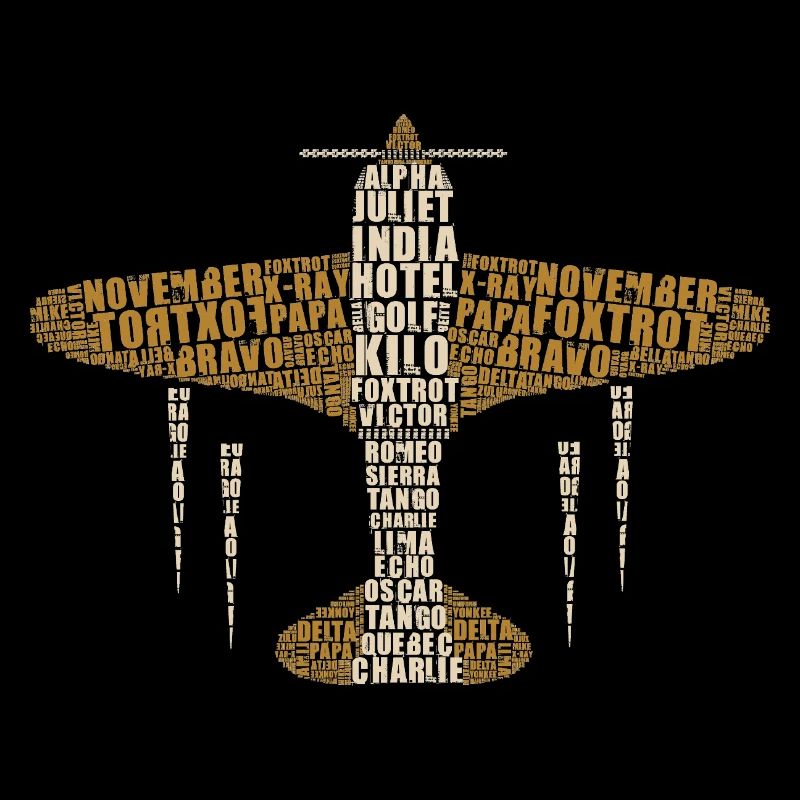 Phonetic Alphabet Pilot Aviation Shirt