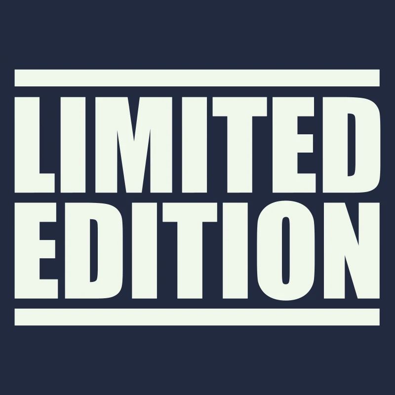 Édition limitée en majuscules