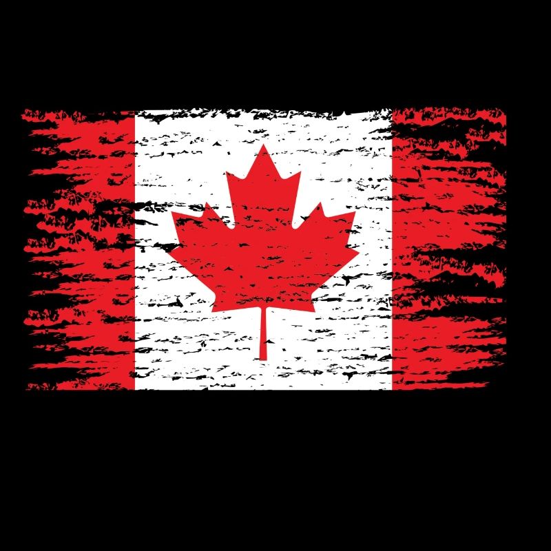 Drapeau Canadien en Grunge