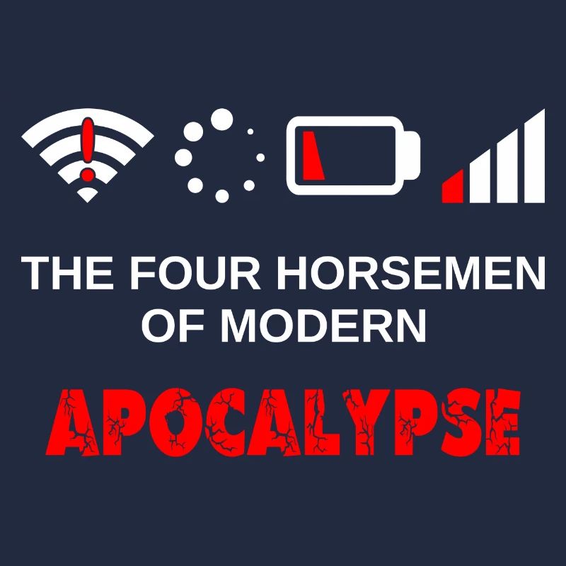 Vier Reiter der Modernen Apokalypse Gaming Nerd