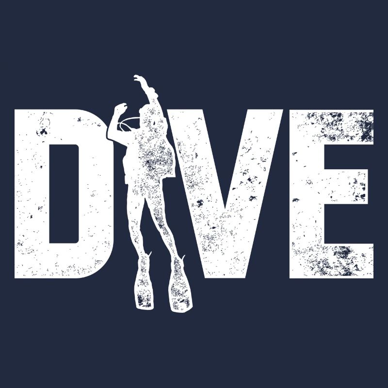 Dive Icon on Bold DIVE Text