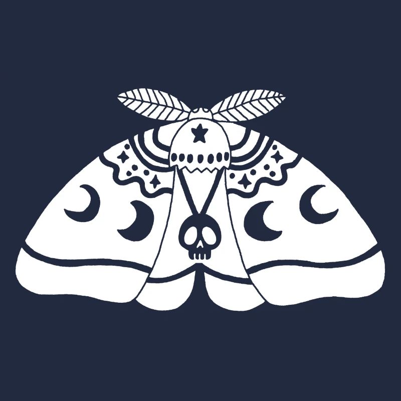 Papillon de nuit blanc