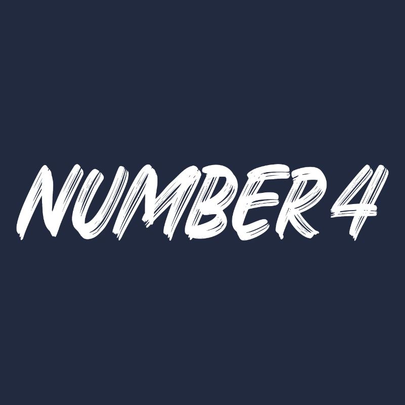 Number 4 - vier - vierter - vierte - 4 - Nummer 4