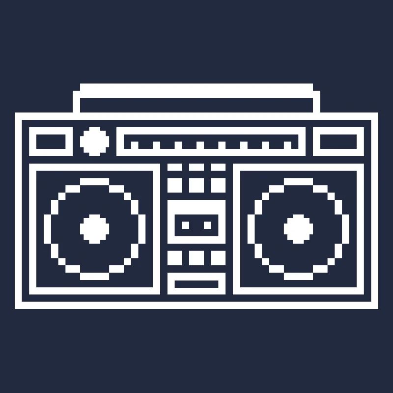 Ghetto Blaster : Rétro, musique et style pixel