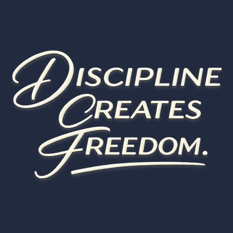 Discipline Creates Freedom Script