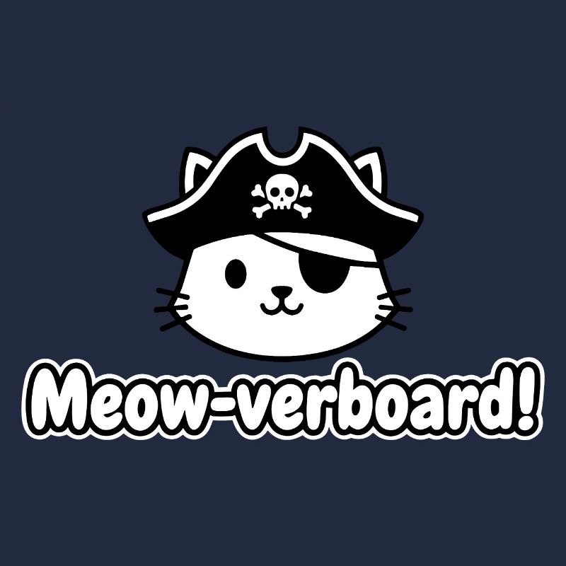 Cat Pirate Meow Board Design
