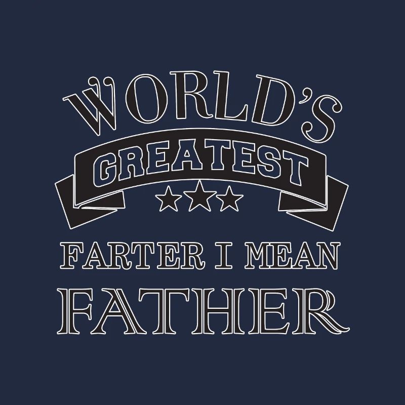 Weltbester Vater Spruch Design