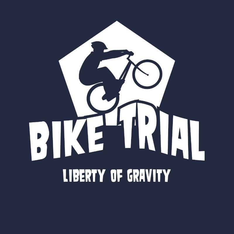 Liberté de gravité avec le trial à vélo