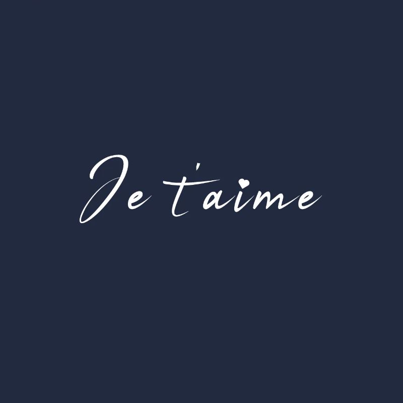 Je t'aime Script Romance