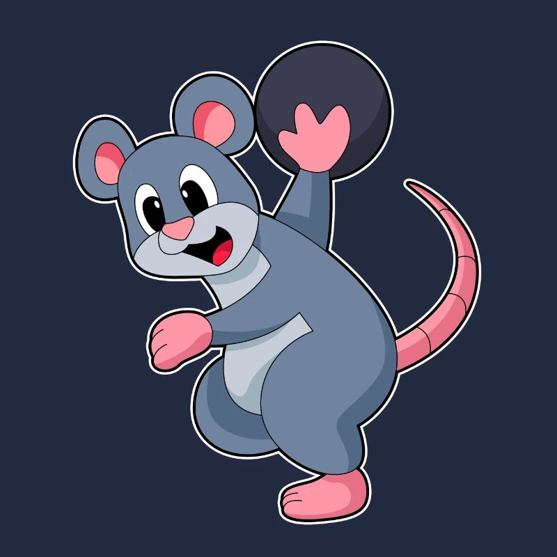 Boule de bowling rat