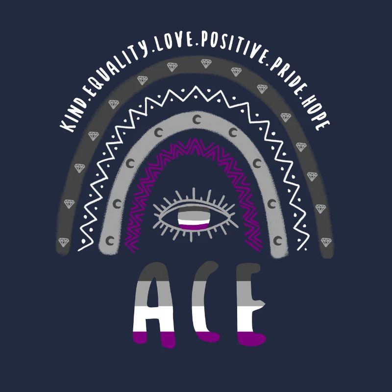 Boho Regenbogen Ace Pride