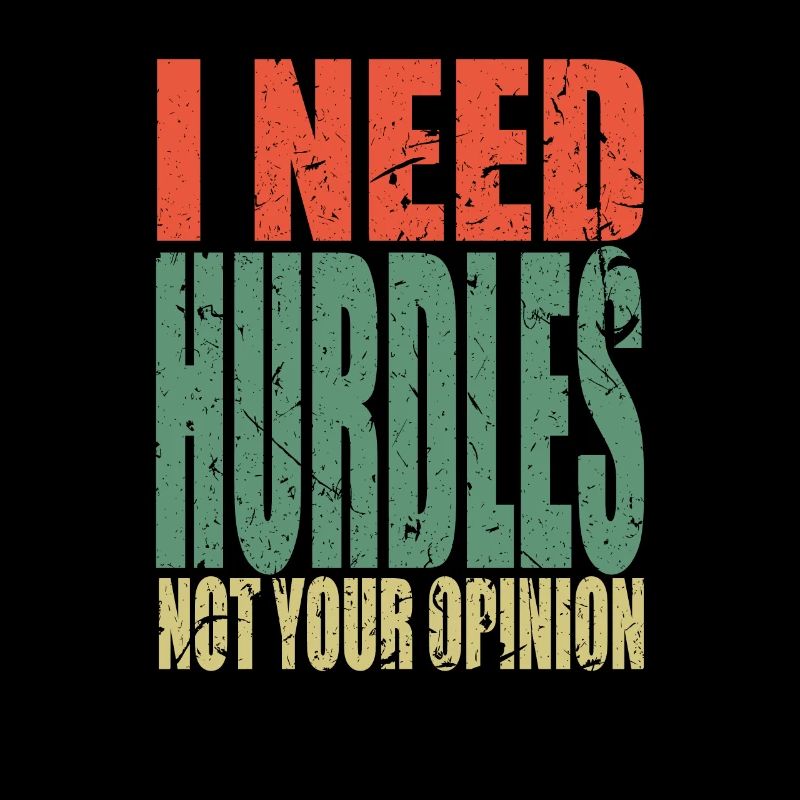 Hurdle running saying funny