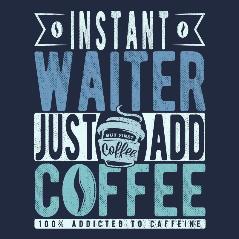 Café de serveur disant