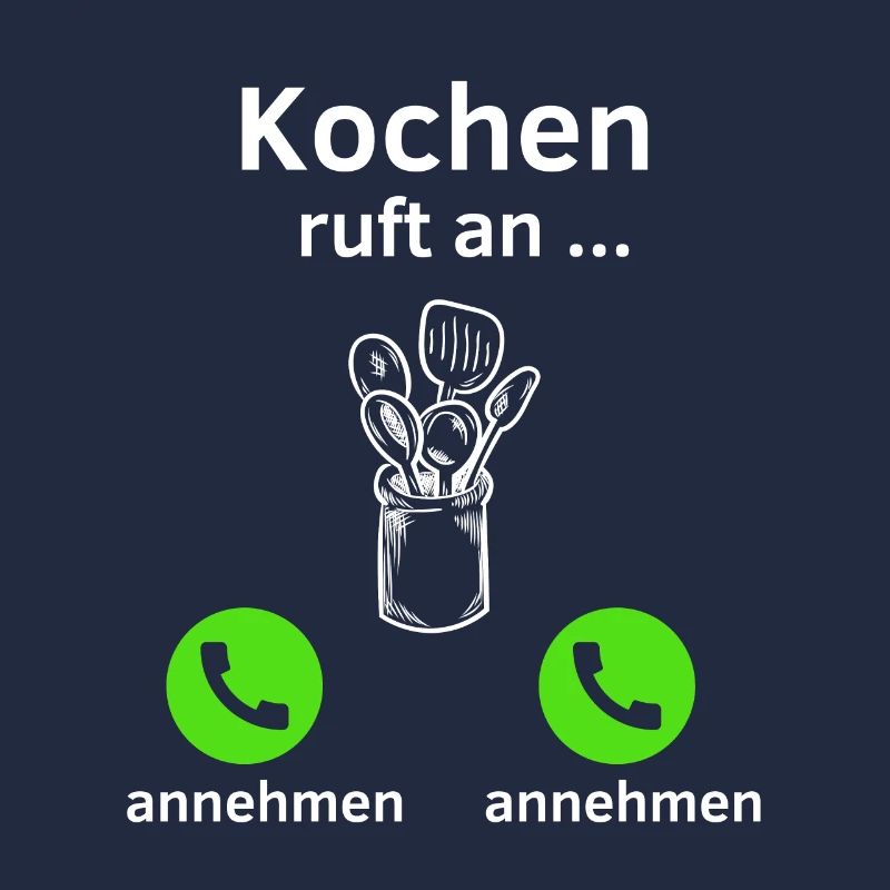 Kochen ruft an - annehmen oder annehmen?