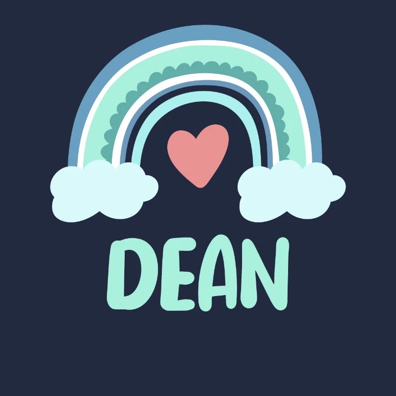 Dean Name Rainbow Baby