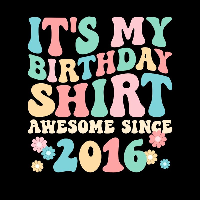 Geburtstag Geburtstagsshirt besonders seit 2016