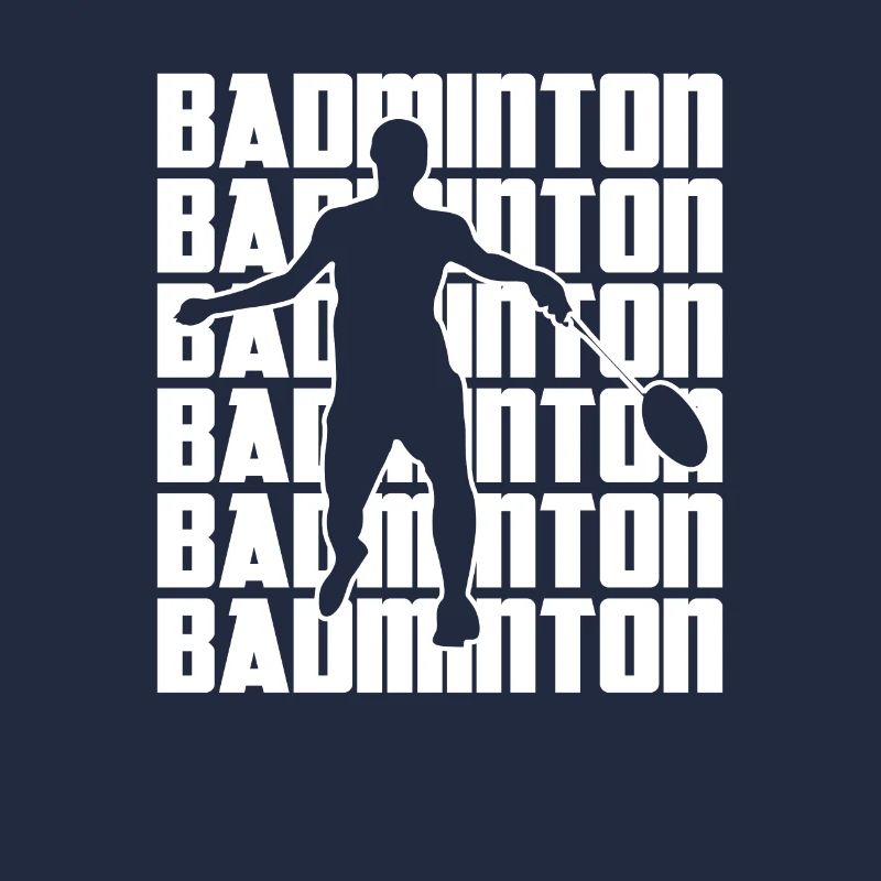 Cooler Badmintonspieler