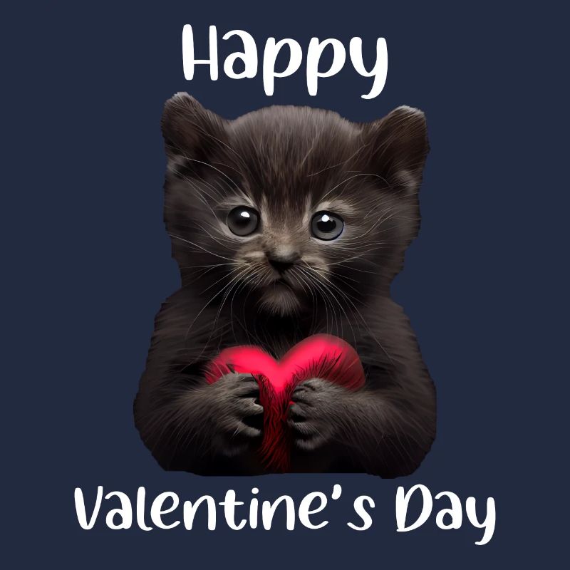 Chat de la Saint-Valentin