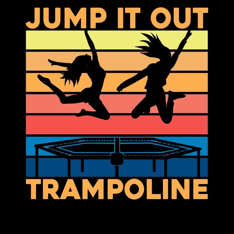 Herausspringen Trampolin