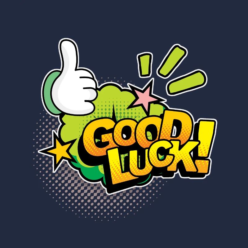 Good Luck Comic, Comic-Strips, Daumen nach oben