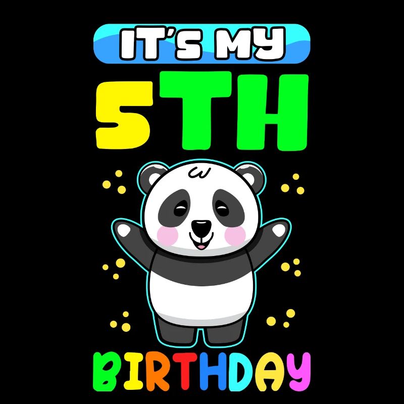 5. Geburtstag 5 Jahre alt Geschenkidee Geschenk