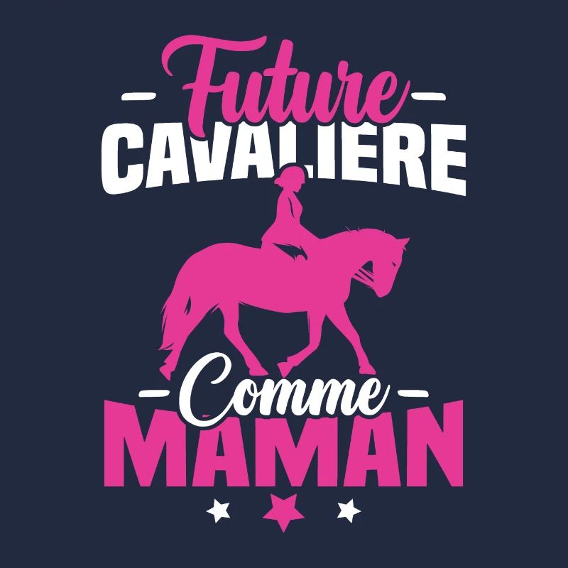 Future cavalière comme maman