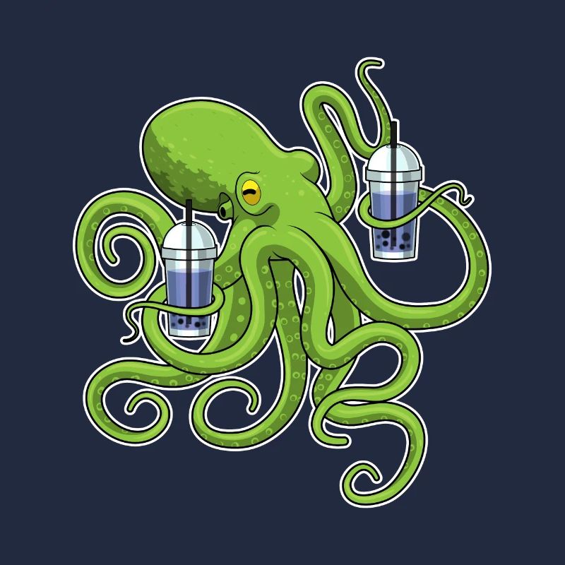 Octopus Bubble tea