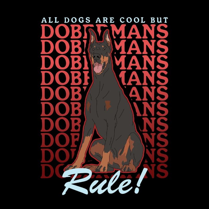 Dobermann Hundebesitzer Hunde Geschenk