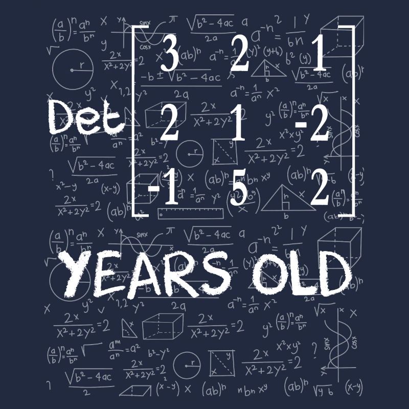 43e anniversaire 43 ans déterminant de matrice