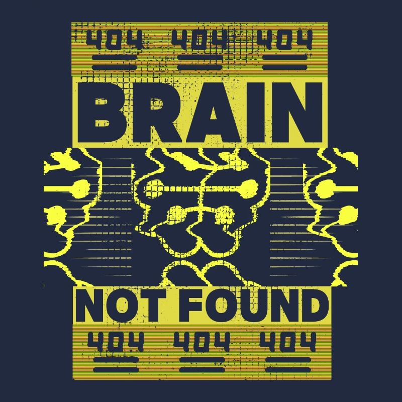 404-html error, Computer-Nerd, lustiger Spruch