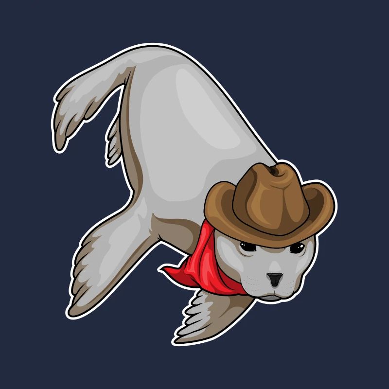 Chapeau de cowboy de phoque
