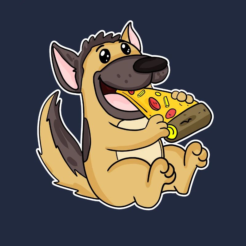 Deutscher Schäferhund Hund Pizza