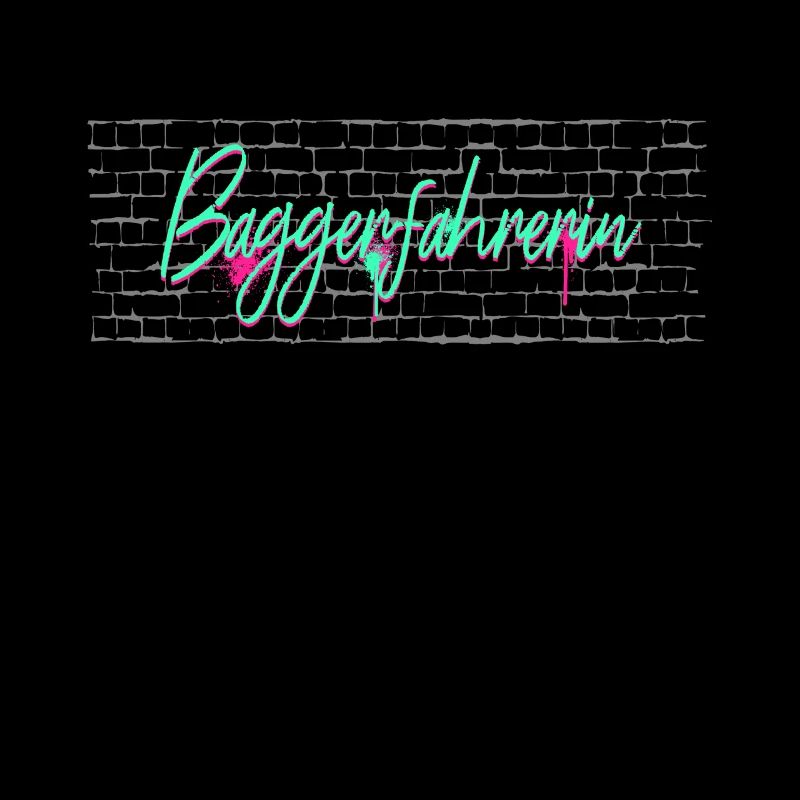 Bagger-Fahrer Abschluss-Geschenk Baggerfahrerin