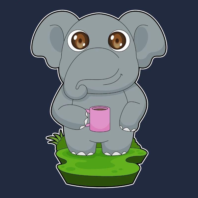 Elefant Kaffee Becher