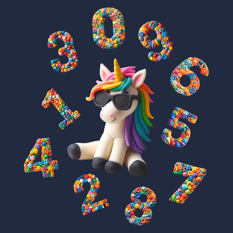 Numbers - Back to School with Unicorn