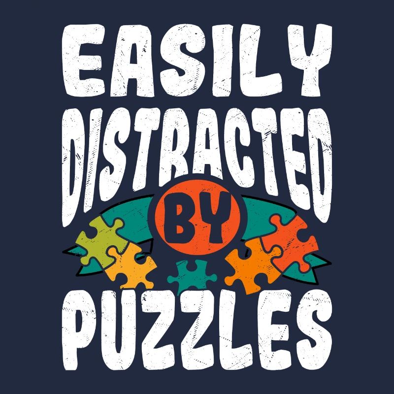 Facilement distrait par les puzzles Jigsaw Puzzle Piece
