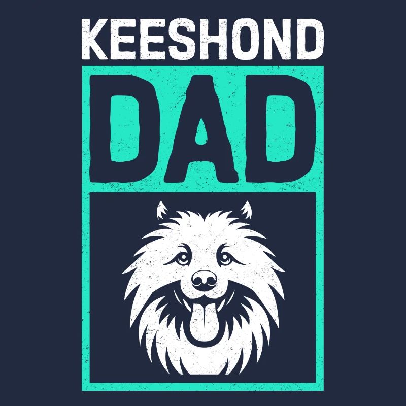 Keeshond Dad Wolfspitz Dog Dad Gift