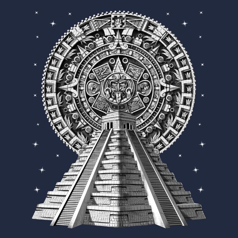 Aztekischer Pyramidenkalender