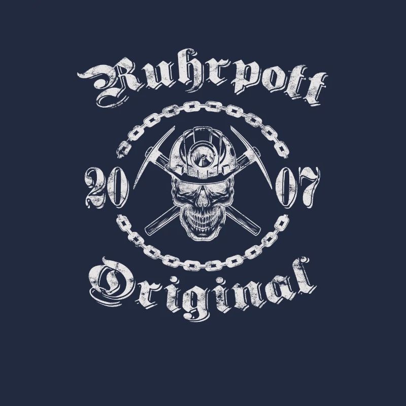 2007 Geburtstag Ruhrpott Original Schädel