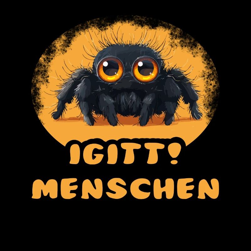 Lustige Igitt ! Menschen Spinne
